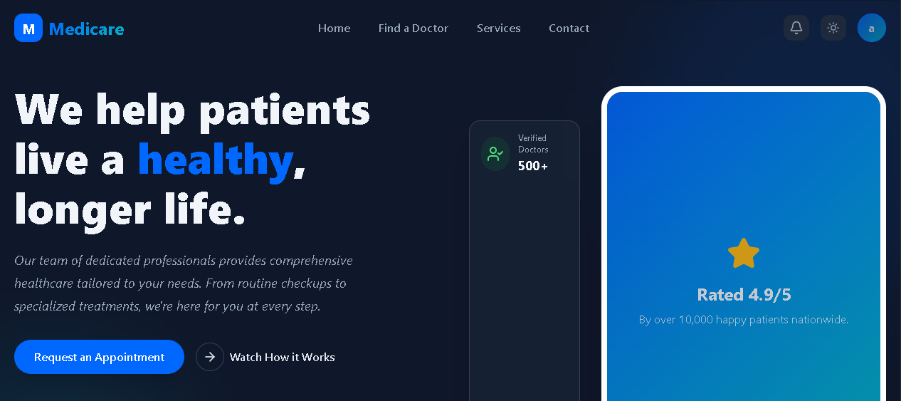 Doctor Appointment App — Project by Rabeel Ahmed